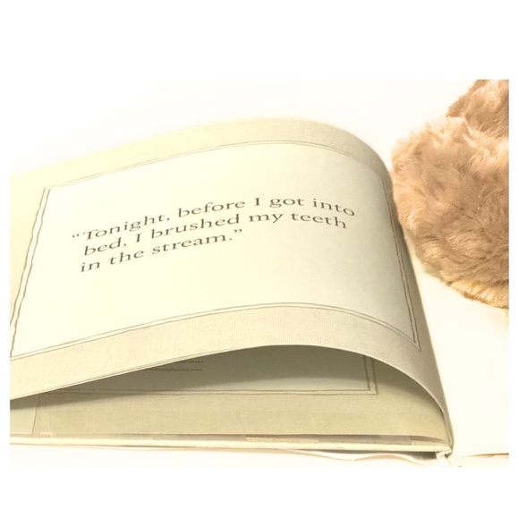 TELL ME THE DAY BACKWARDS - Albert Lamb / 2011 Hardcover Book & Plush Bear Toy - Picture 5 of 10